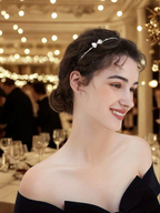 Francis Crystal Bow Headband