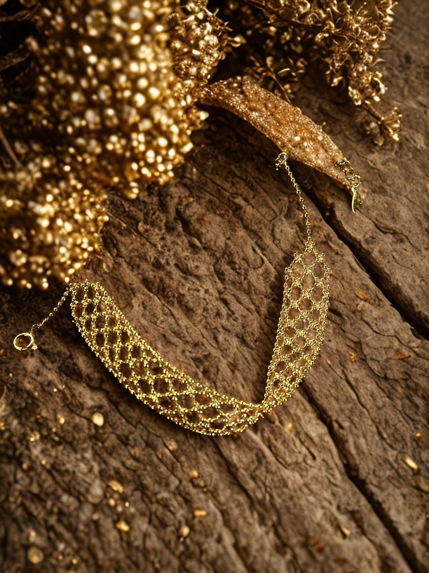 Marissa Woven Mesh Lace Bracelet