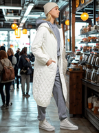 Alex Lightweight Full Zip Quilted Hooded Wind Breaker